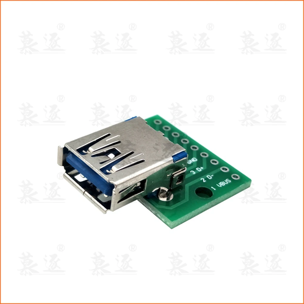 1 шт. Micro Mini USB A Мужской 2.0 3.0 Женский B Разъем Интерфейс к 2 54 мм DIP PCB Конвертер
