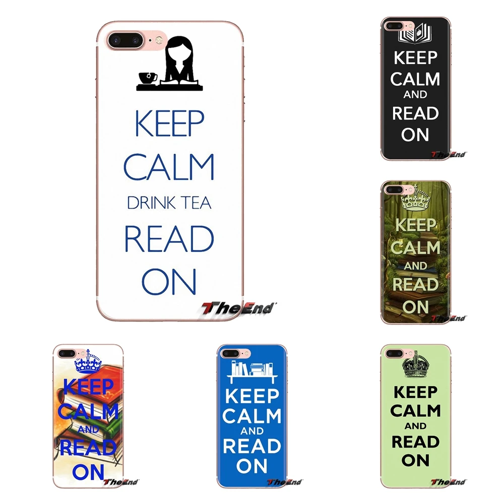 For LG Spirit Motorola Moto X4 E4 E5 G5 G5S G6 Z Z2 Z3 G2 G3 C Play Plus Mini Keep calm and Read On Soft Transparent Cases Cover |