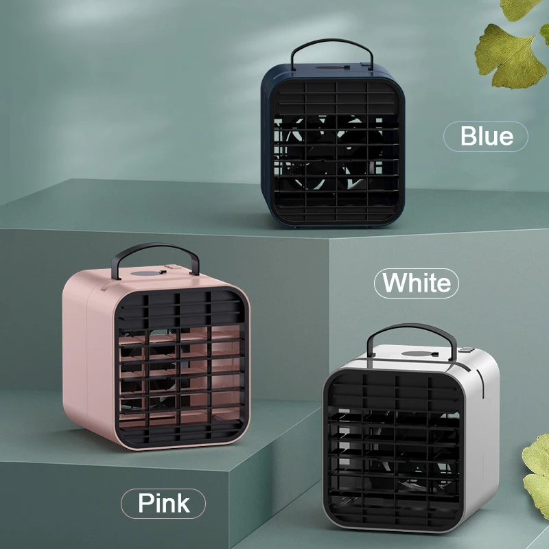 

USB Electric Air Cooler Fan Desktop Cooling Conditioner Fan Add Water Cooling Machine Air Humidifier Purifier Summer Appliances