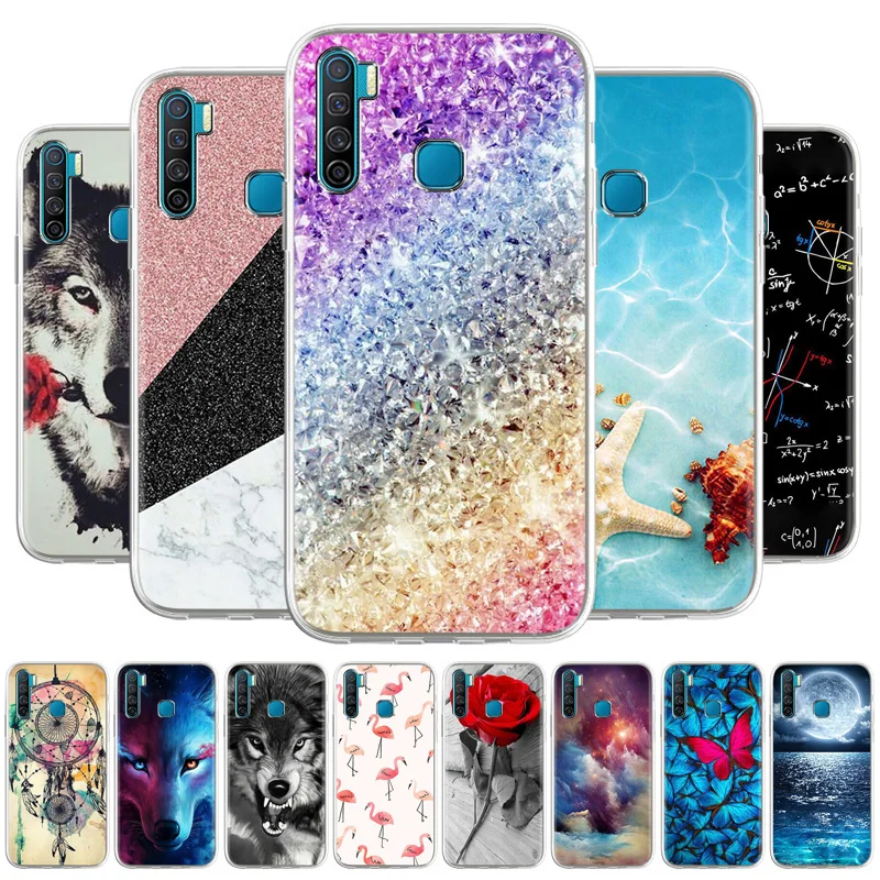 

TPU Soft Silicone Case For Infinix S5 Case Fundas Back Cover On Infinix S5 lite X652B X652C 6.6 inch Animal Cartoon Shell Capa