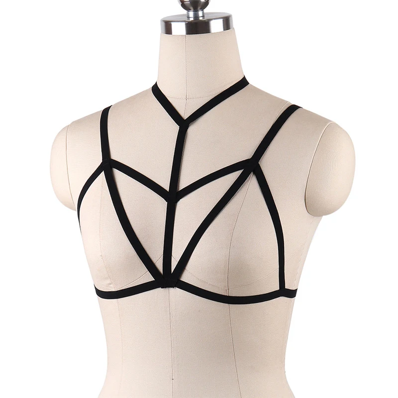 

Women Cross Bandage Crop Tank Top Push Up Bra Women Sexy Floral Lace Bra Seamless Bralette Bustier