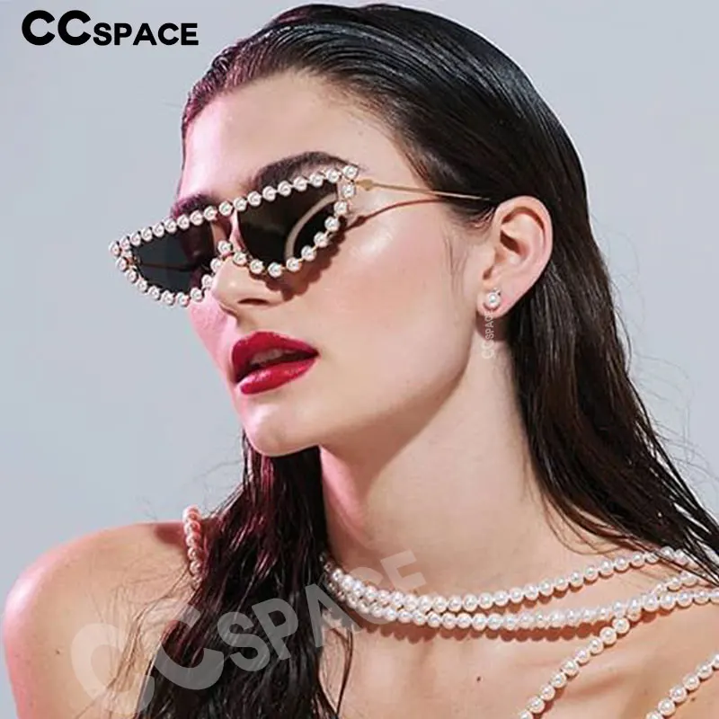 47832 роскошные женские солнцезащитные очки больших размеров с бриллиантами