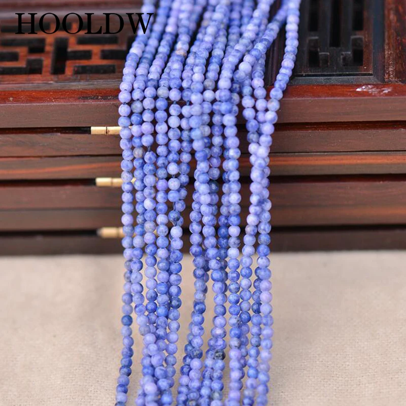 HOOLDW 2 мм Φ lapis lazuli желтый кристалл авантюрин круглые незакрепленные бусины для