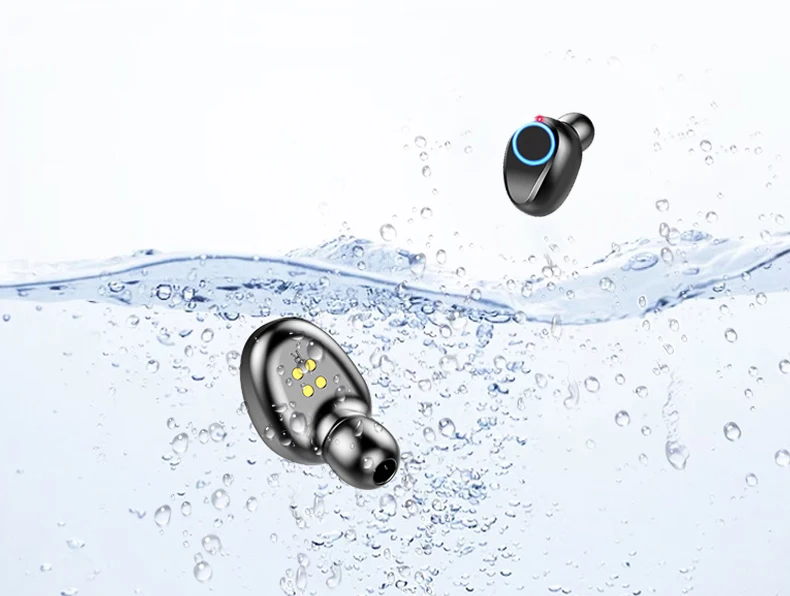 Сенсорные Bluetooth наушники TWS беспроводные наушники V5.0 наушники 8D глубокий бас стерео звук Спорт беспроводные Bluetooth наушники