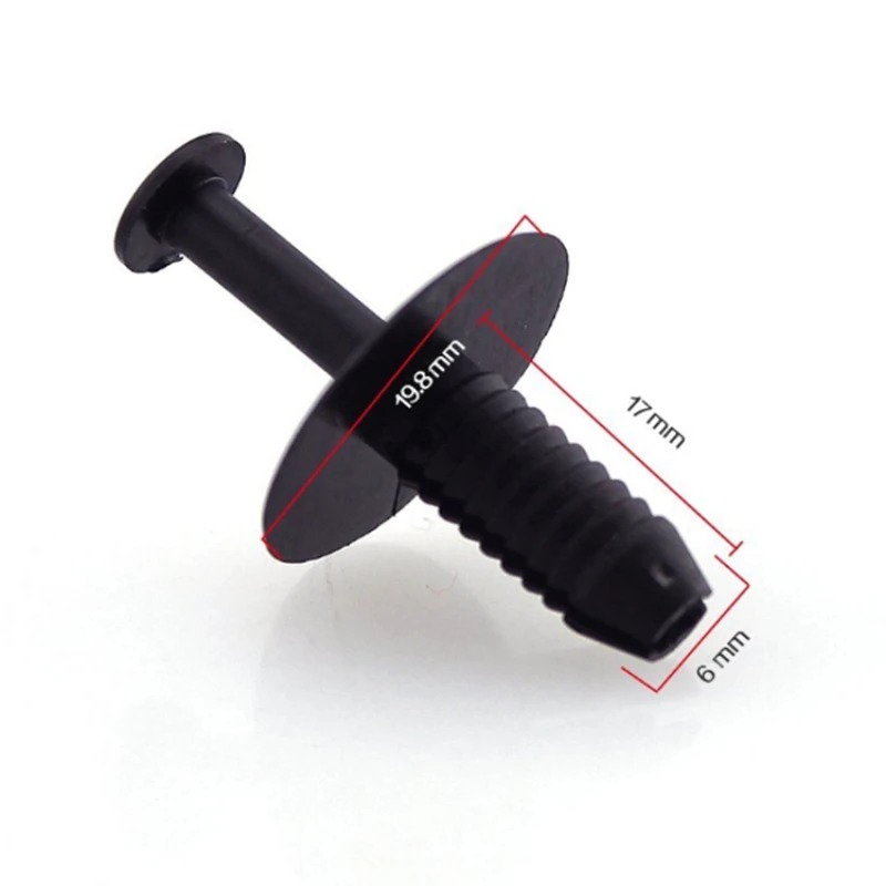 

Automotive Fasteners Are Suitable for Bumper Baffle Leaf Plate Trunk Plastic Expansion Penetrating Nail Screw Buckle(100pcs)1612