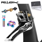 Комплект крепежных болтов переднего переключателя скоростей велосипеда, m5x16 мм, ажурные сверхлегкие винты с прокладкой изгиба, детали шайбы