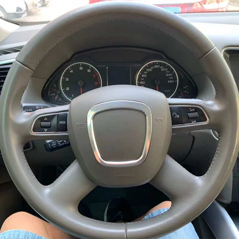 Хромированная накладка на рулевое колесо автомобиля эмблема значок рамка с