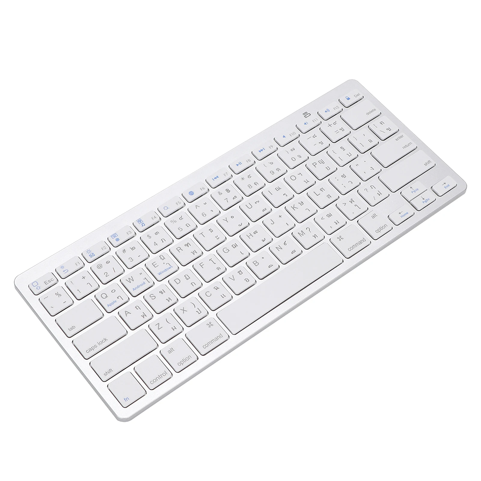 

Wireless Bluetooth Keyboard for Air for iPad Computer Thai 78 Key Keyboard Portable Bluetooth Keyboard Battery Powered Keyboard