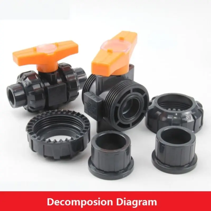 Sanking 32 мм истинный шаровой клапан НПВХ соединительный для домашнего сада