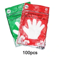 50100pcslot food plastic gloves disposable gloves restaurant bbq eco friendly food gloves fruit vegetable gloves kitchen tool