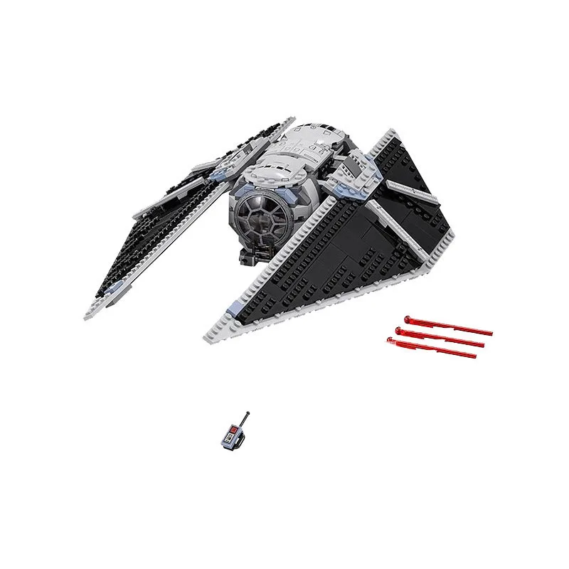 543Pcs Серия Звездные войны фигурка истребителя блок X крыло Истребитель TIE Interceptor первый заказ транспортер игрушка "Звездные войны" Подарочные кубики - Цвет: 543Pcs