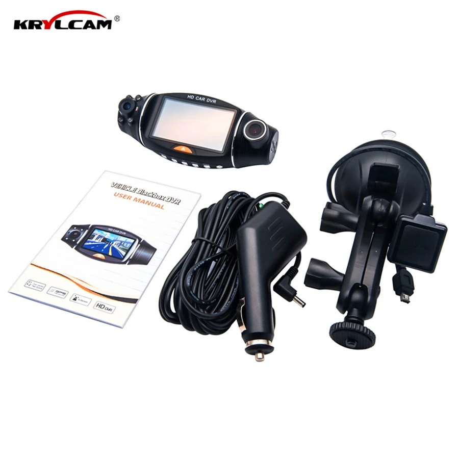 Автомобильный видеорегистратор с двумя объективами 2 7 дюйма | Автомобили и