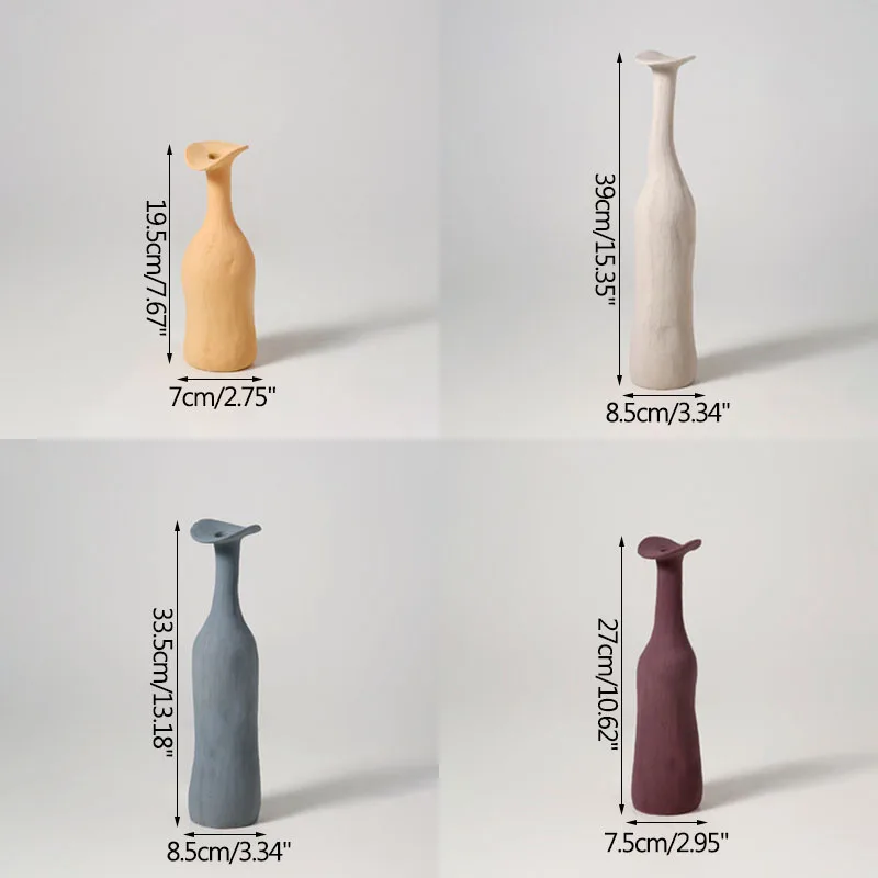 

Strongwell Creative Art Vase For Home Decoration Accessories Irregular Ceramic Flower Arrangement Living Room Decoration Crafts