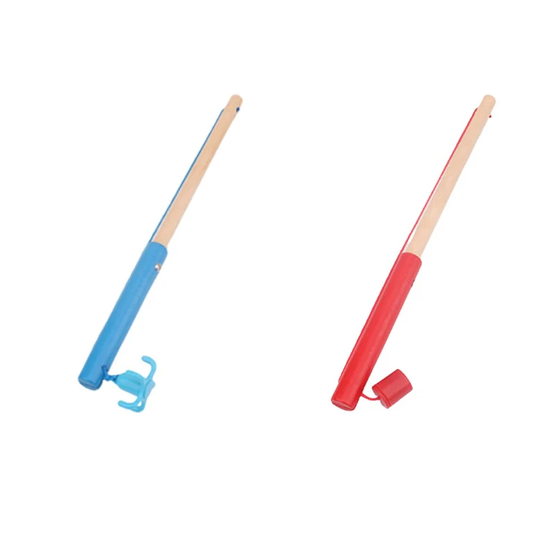 

Деревянная Магнитная удочка, игрушки для детской игры в рыбалку, аксессуары