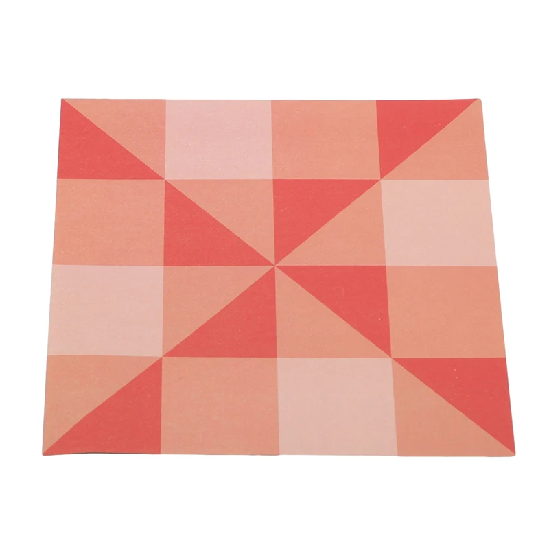 

24Pcs/Set Children Geometric Plaid Pattern Paper Folding Material Package Kids DIY Color Origami Handmade Toys Double-side Print