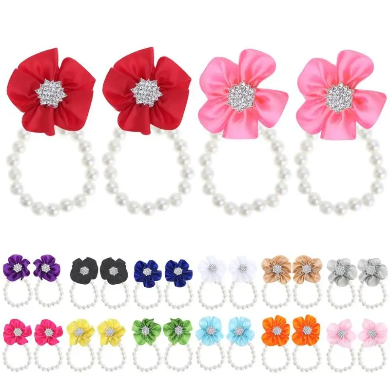 Обувь для новорожденных Мини обувь с цветочным узором ног Ножной браслет