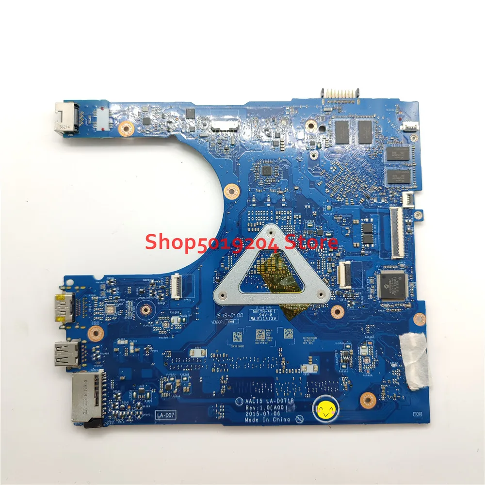 

FOR Dell 5559 5459 5759 Laptop motherboard SR2EY I5-6200U CN-0T66WJ 0T66WJ T66WJ AAL15 LA-D071P Mainboard test 100%