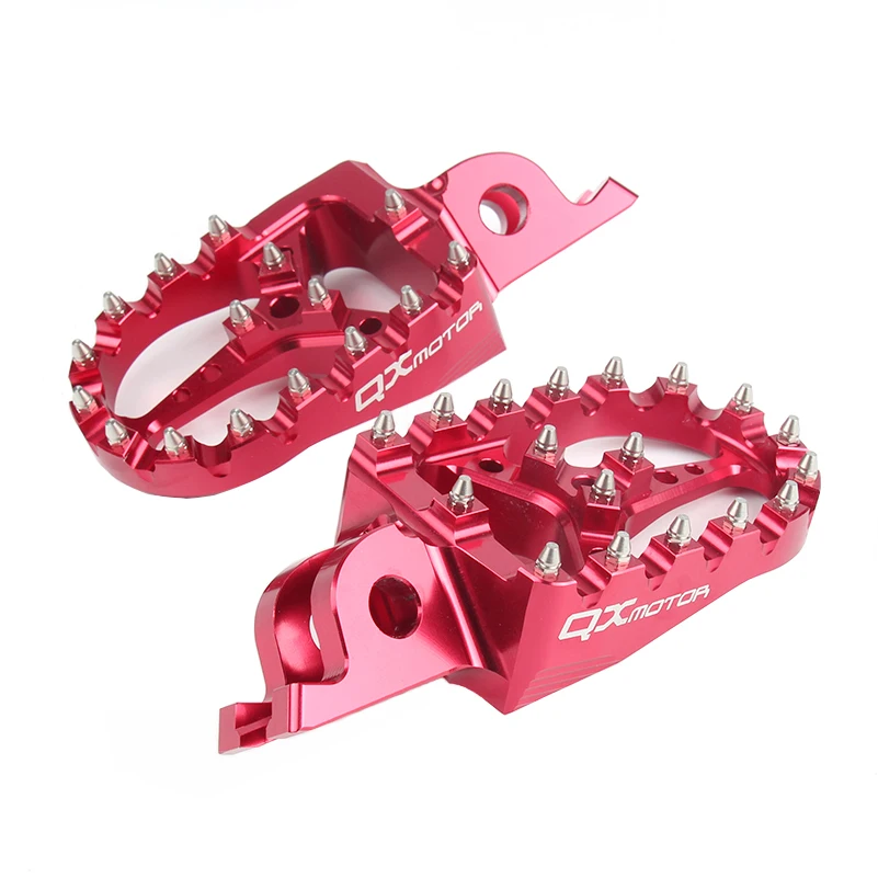 QXMOTOR логотип CNC Заготовка MX подставки педали подножки для Honda crf450r crf250r crf250x crf 250