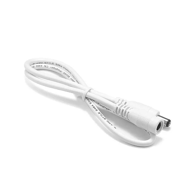 

100pcs 5.5mmx2.1mm DC Power Extension Cable 1m 2m 12V 5A 20AWG 0.5mm Jack Connector Electrical Wires For CCTV Camera LED Strip