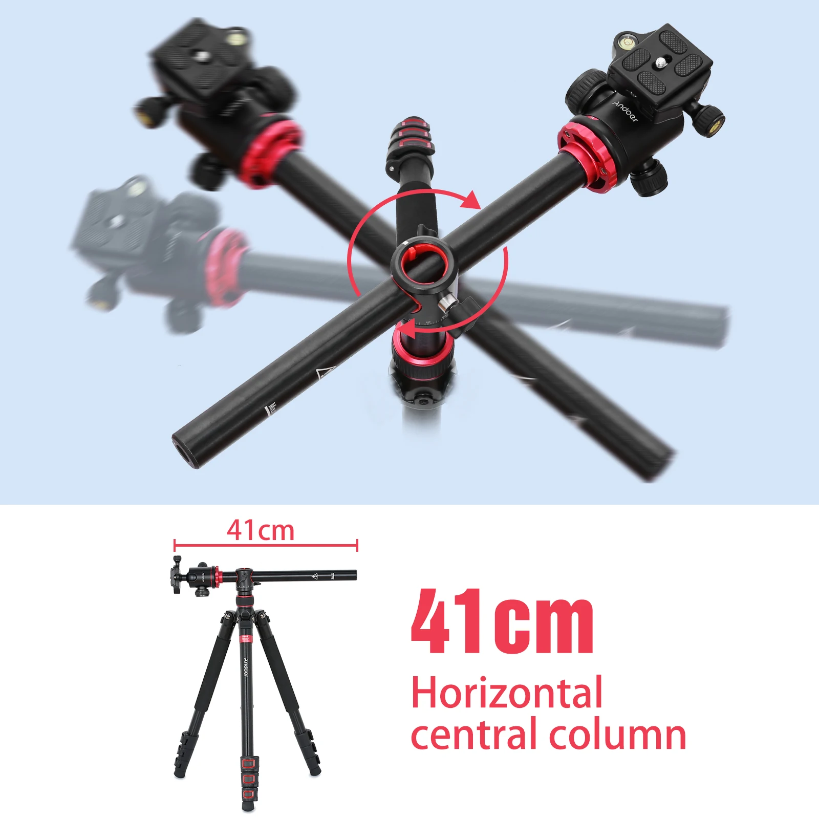 Andoer TTT-012 183 см штатив из алюминиевого сплава съемный монопод подставка с