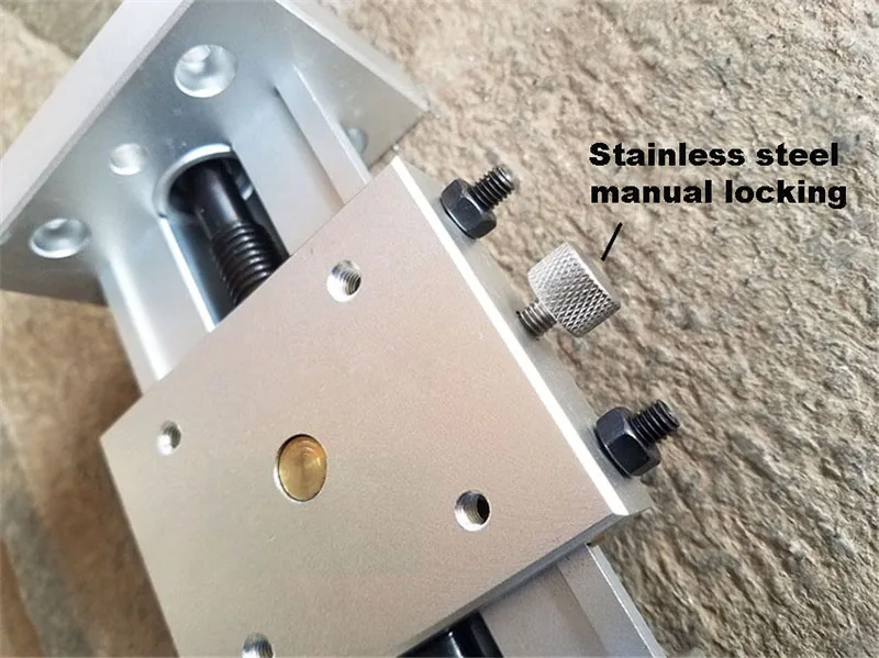 GF9040E Precision Vertical Slide Table Screw Carriage Z Axis Linear Dovetail One-Dimensional Sliding Wide 90 Stroke 40MM |
