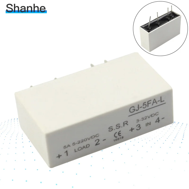 Полупроводниковое реле Mager MGR Φ PCB SSR In 3-32 В постоянного тока Out 5-220 5 А