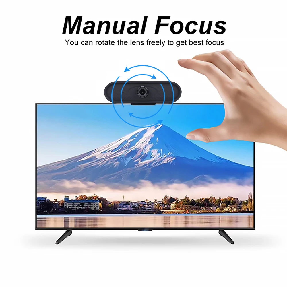 

USB Web Camera 1080P HD 2MP Auto Focus Computer Camera Webcams Built-In Sound-Absorbing Mic 1920 *1080 Webcam Pc Online Teaching