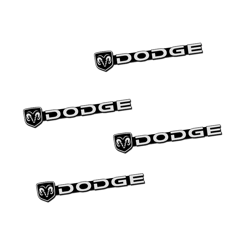 4 шт. 3D алюминиевый динамик стерео значок эмблема наклейка для Dodge Калибр ram 1500