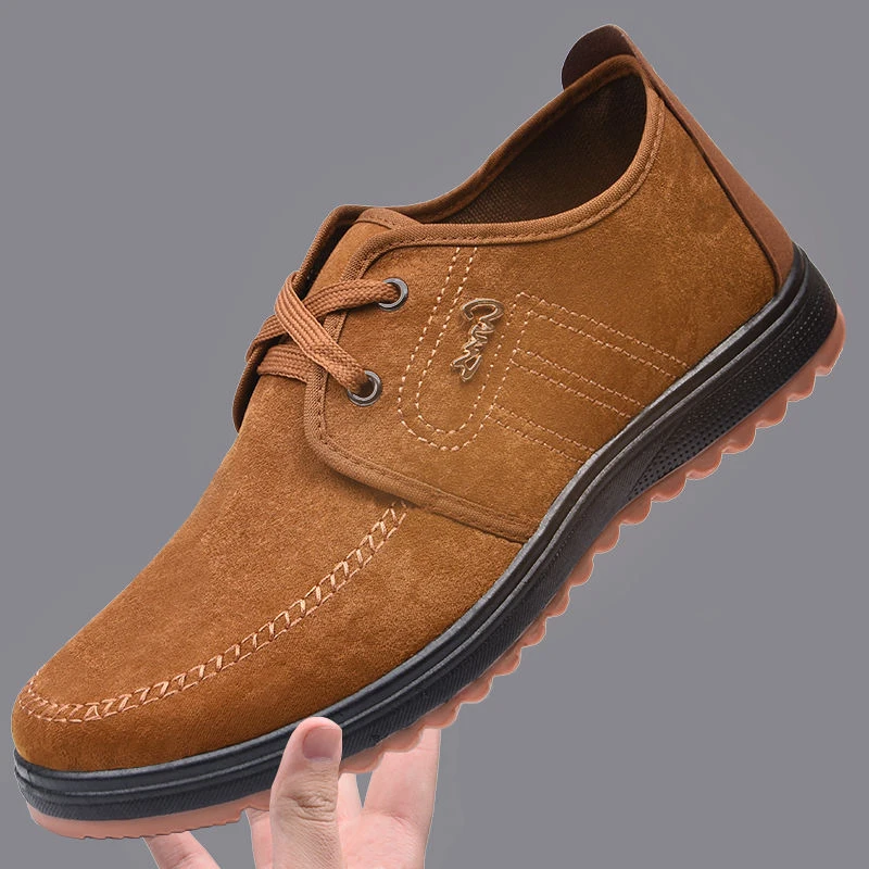 

Men Suede Leather Loafers Driving Shoes Moccasins Fashion Men's Casual Shoes Flat Breathable Lazy Flats