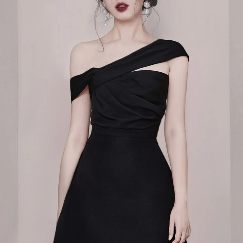 Женское асимметричное платье-трапеция Max Spri весеннее однотонное платье с вырезом