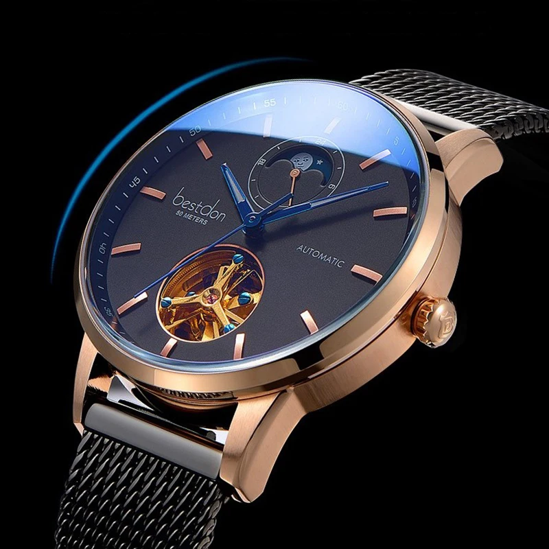 Bestdon механические мужские часы Montre Homme люксовый бренд автоматические