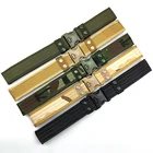 Ремень мужской холщовый, 2020 см, с быстроразъемным креплением, в армейском стиле, 130