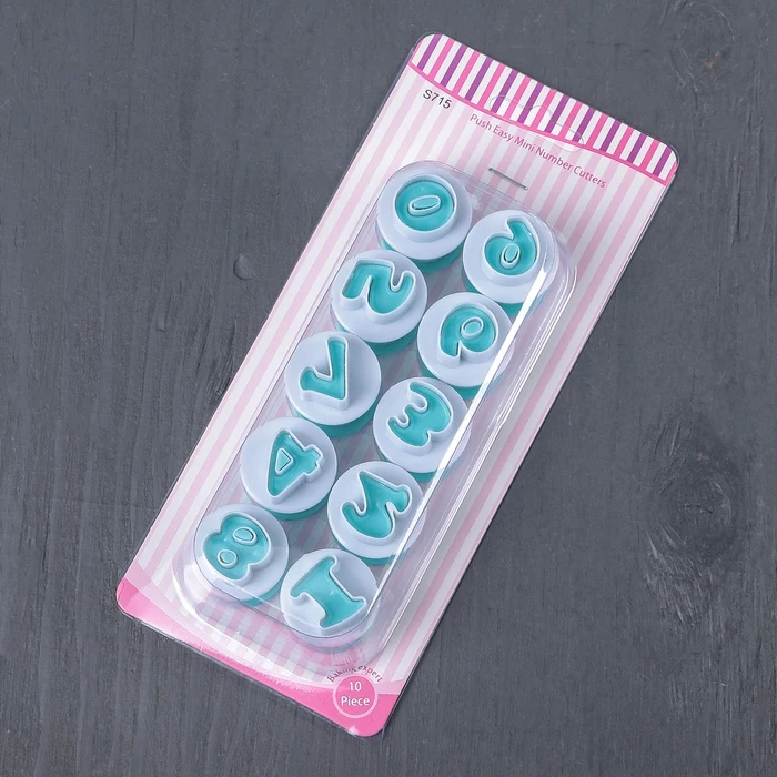 Набор плунжеров кондитерских &quotЦифры&quot 10 шт | Дом и сад