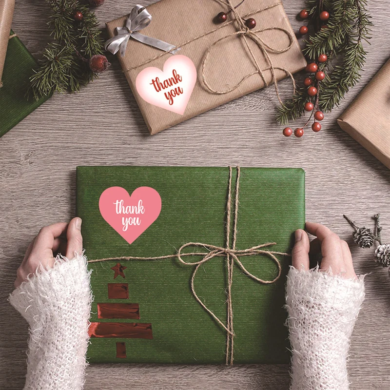 

500 шт./рулон, наклейки в виде сердца