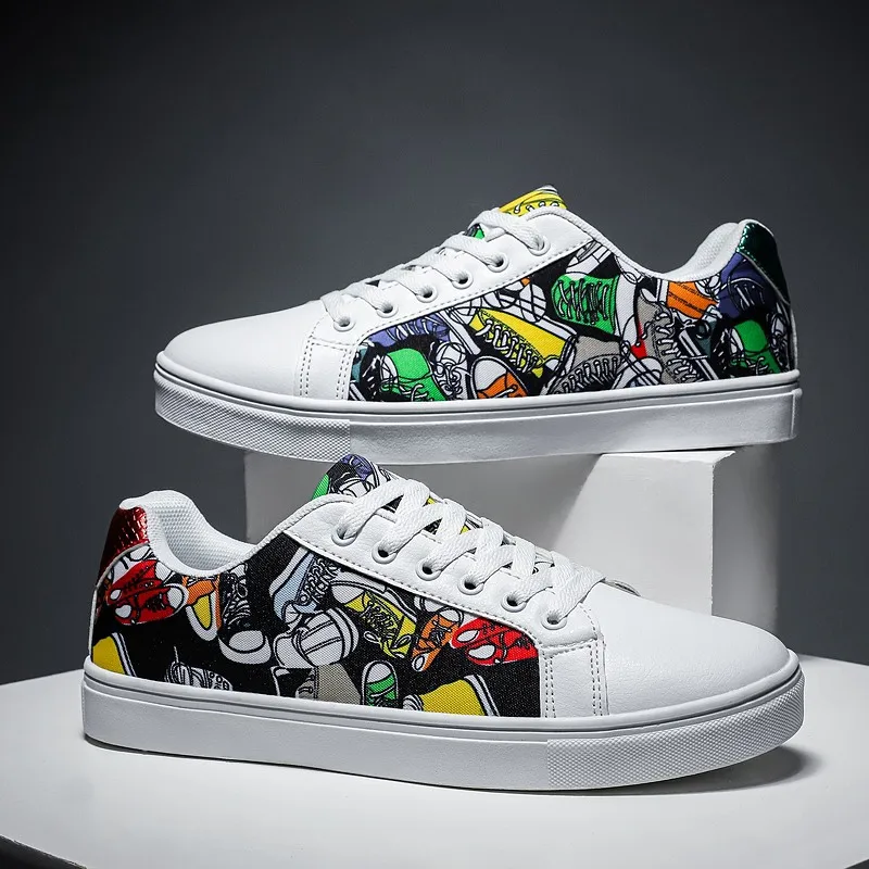 

Summer Casual Men's Shoes Youth Light Fashion Shoes Student Popular Comfortable Lace Up Shoes