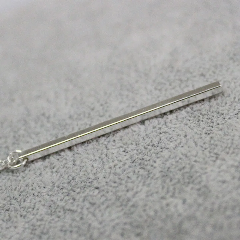 Подвески для бижутерии ожерелья длинная цепочка Серебряное колье простой Femme lariat