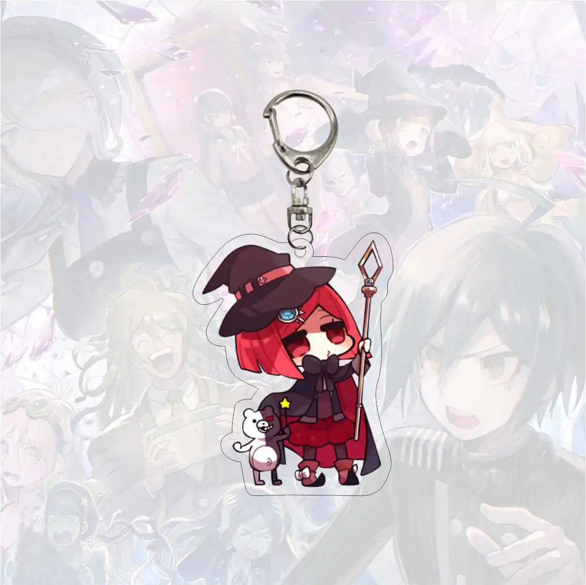 Брелок для ключей Danganronpa V3 Kokichi Oma косплей школьная сумка шарм мультяшный принт
