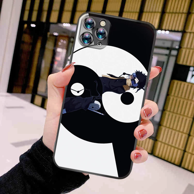 

N-Naruto S-Sasuke Kakashi Phone Case For iPhone 11 Pro MAX Luxury Soft Coque Black TPU Shockproof Back Cover Mobile Cool