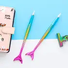 Новинка 1 шт. Kawaii Радужная рыба шариковая ручка с животными оригинальный мяч точечная ручка Escolar школьные офисные Канцелярские Товары для детей Подарки