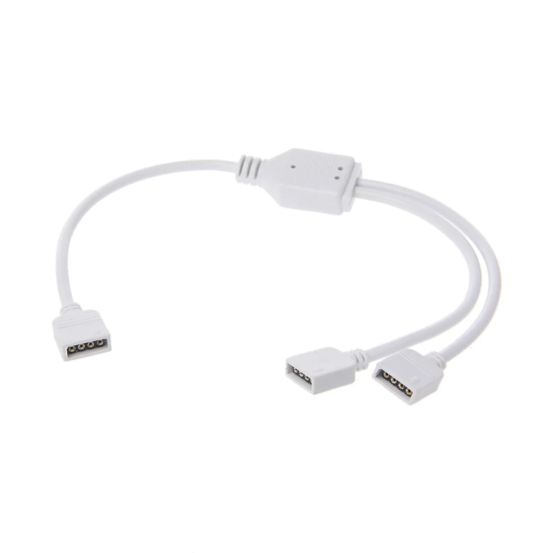 

4 Pin Flexible LED Connector Extension Wire Cable Splitter For RGB 3528 5050 Strip Light T84C