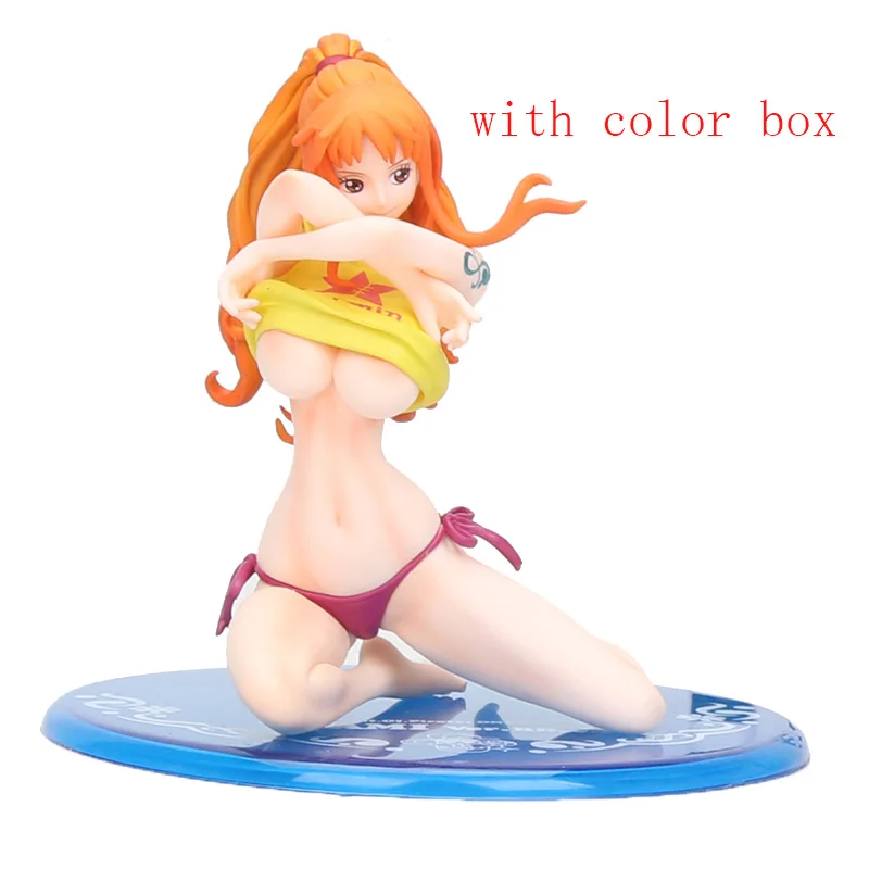 Одна деталь рисунок Boa Хэнкок Нико Rejiu Калифа фигурка Nami PVC Моделя с хорошим спросом игрушки Одна деталь плюшевая кукла аниме подарки - Цвет: 14cm nami in box