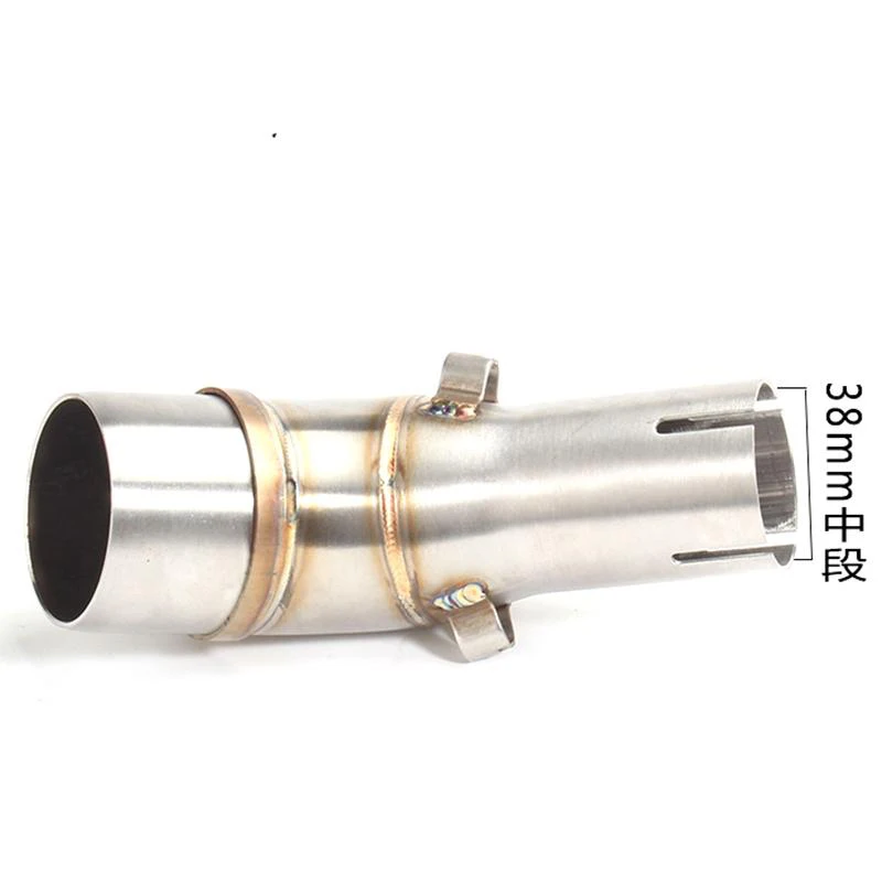 TKOSM выхлопная средняя труба для мотоцикла глушитель из нержавеющей стали