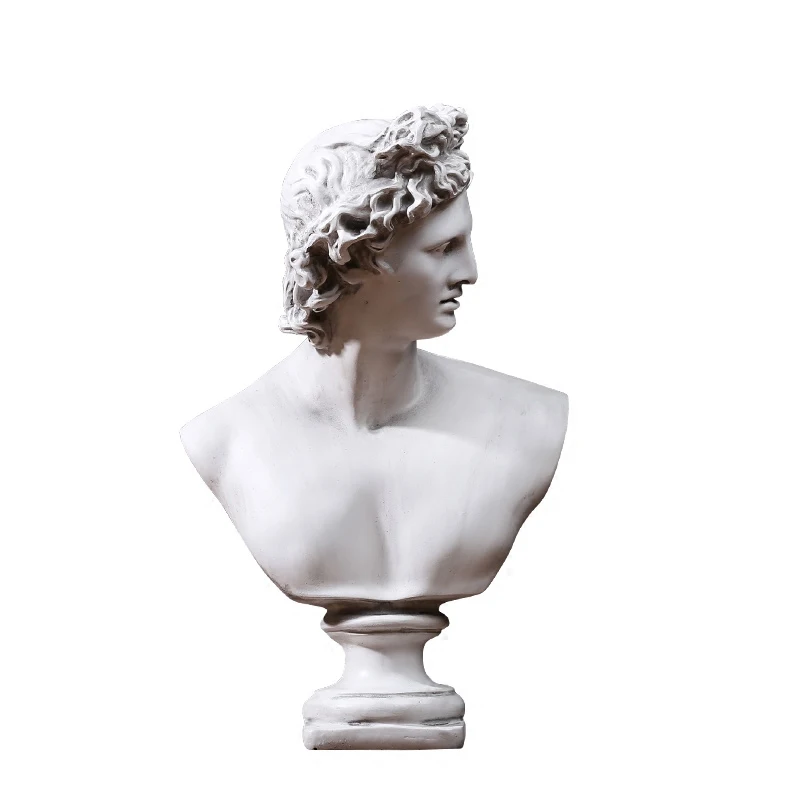 

European Retro Venus Statue David Resin Sculpture Home Furnishing Crafts Decoration Livingroom TV Cabinet Plaster Venus Ornament