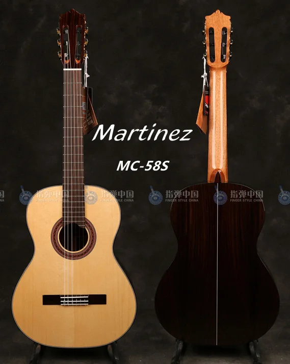 MC-58S Martinez MC-58 Классическая гитара из цельного дерева, martinez Классическая гитара s - Цвет: MC-58S