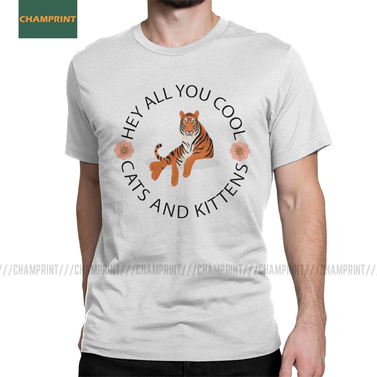 Футболка Hey All You с изображением кошек и котят Джо экзотический тигр король