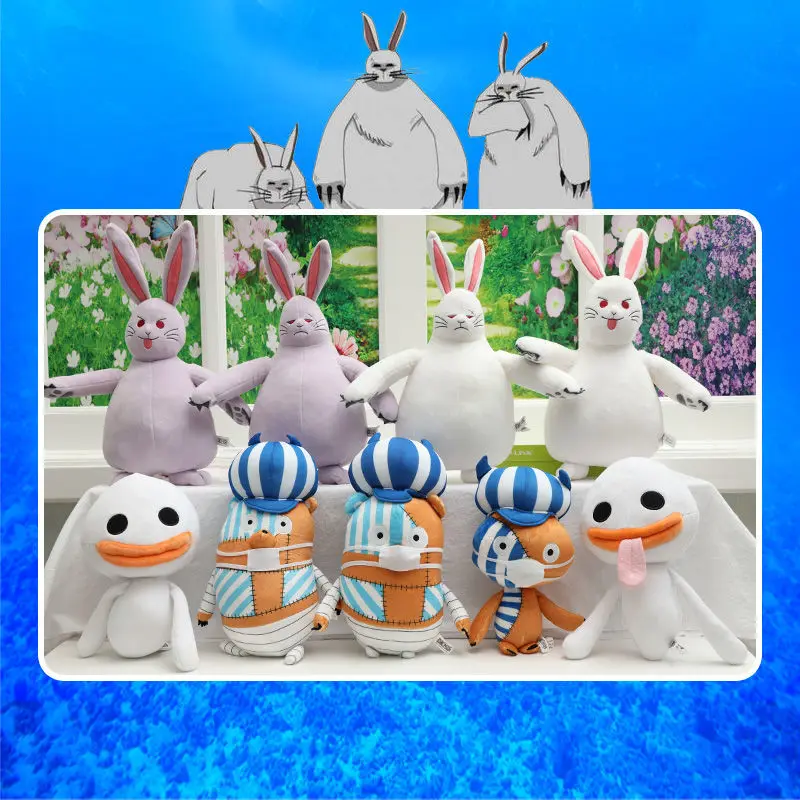 Аниме One Piece Cute Rabang Rabbit походный медведь призрак кумакзи хлопковая Мягкая кукла