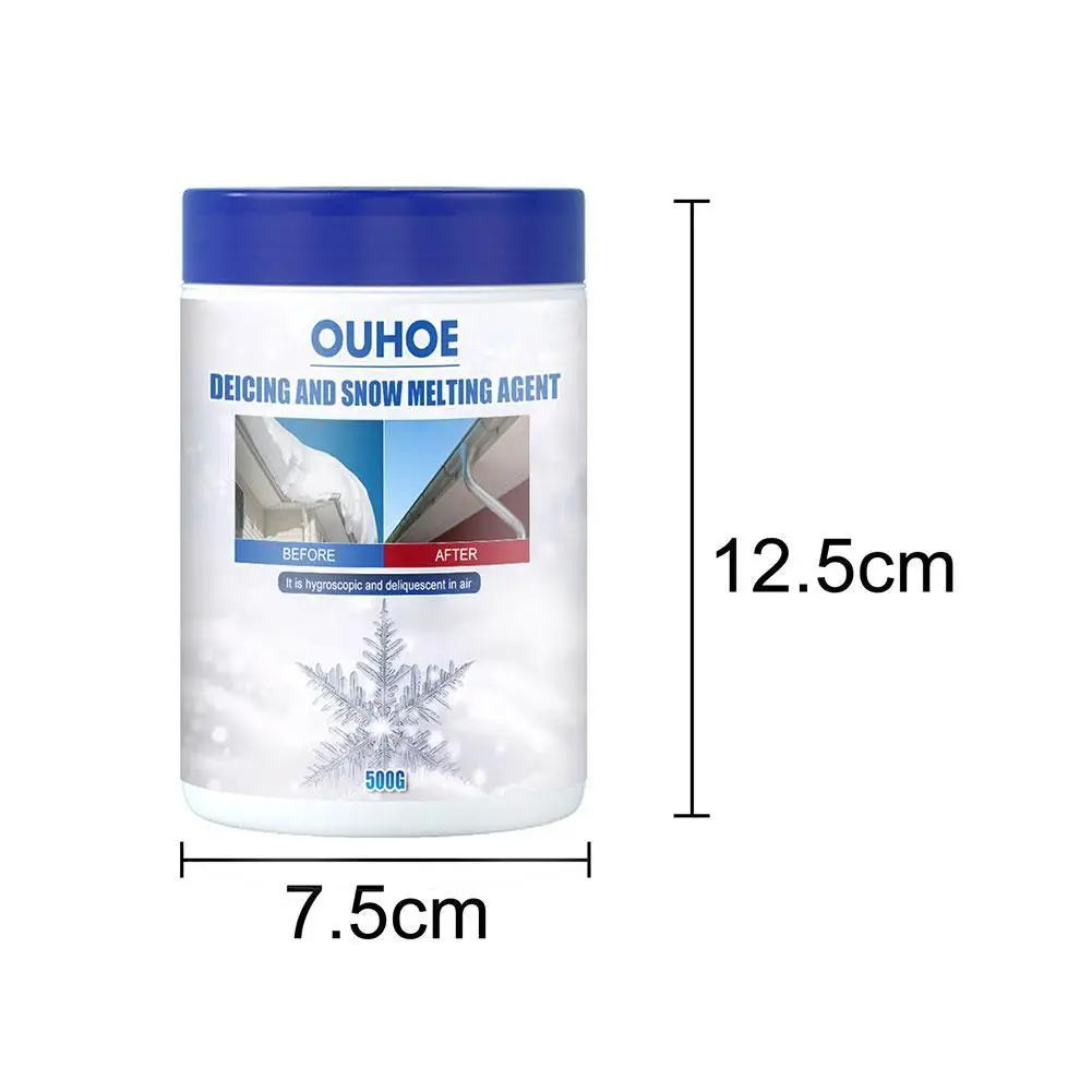 

Car Accessories 500g Removal Liquid Melting Agent Winter Window Melting Spray Deicing Spray Tool Anti-ice