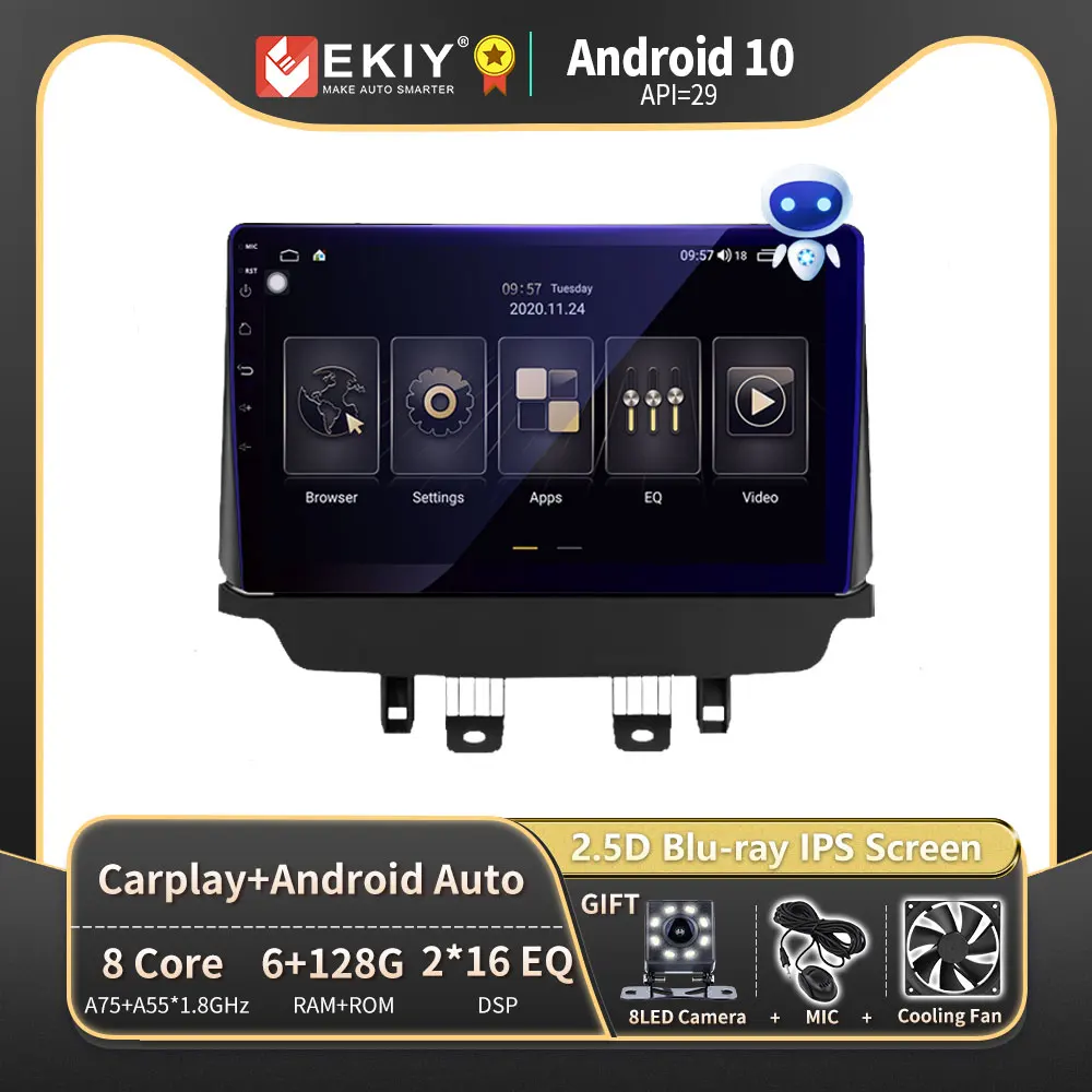 

EKIY T900 6 128G автомобильное радио для Mazda CX-3 DK 2015-2018 Android 10 Auto Stereo Carplay Wireless 1280 * 720P Blu-ray IPS мультимедийный видеоплеер навигация GPS WIFI BT no 2 DIN DVD головн...