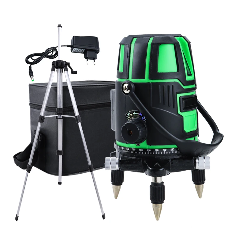 

2/3/5 Lines 6 Points Laser Level 360 Self-leveling Tilt Function Receiver Green Laser Measuring Indoor Outdoor Instruments Tools