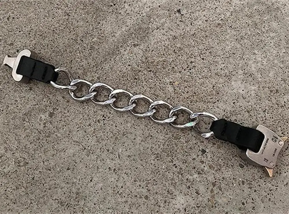 Ожерелье цепочка ALYX для мужчин и женщин лучшее качество металлическая кнопка